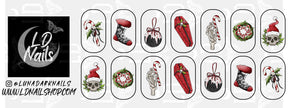 Spooky Christmas Decals