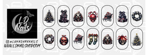 Dark Christmas Decals
