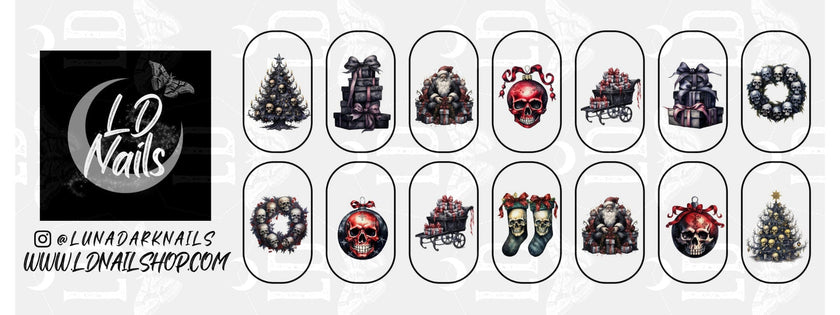 Dark Christmas Decals