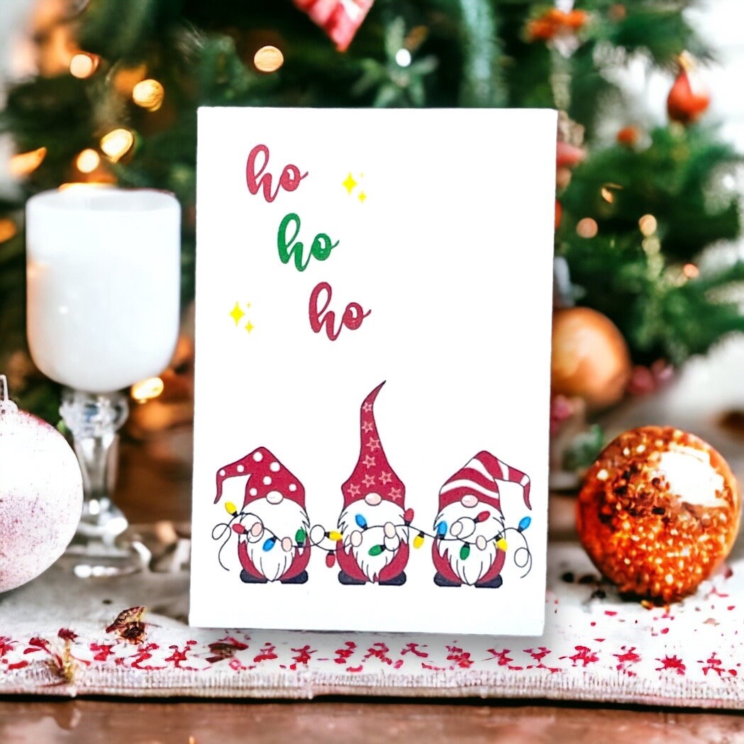 Seed Packages - Christmas - Bird Seed Gnome Designs - Ornament or Gift Tag - Includes 10 Packs of bird seed