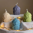 Acorn House Christmas Candle: Handmade Soy Festive Decor