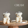 Fluffy Bear Soy Wax Candle | Handmade Home Decor