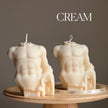 Apollo Soy Wax Candle | Male Torso Statue, Unscented Decor