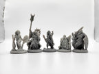 DnD Miniature Party Set 2 - 28mm Adventuring Group - Warlock | Rogue | Fighter Cleric/Paladin | Cleric | Barbarian | Pathfinder