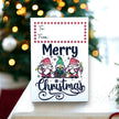 Seed Packages - Christmas - Gnome Designs - Ornament or Gift Tag - Includes 10 Packs of seeds