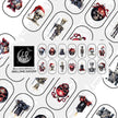Skeleton Christmas Decals
