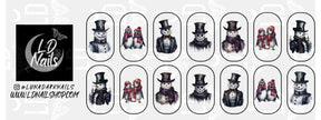 Scary Snowmen Decals