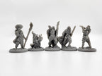 DnD Miniature Party Set 5 - 28mm Adventuring Group - Paladin | Monk | Sorcerer | Bard | Barbarian | Pathfinder