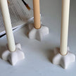 Star Jesmonite Candlestick Holder: Minimalist Table Decor
