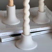 Round Jesmonite Candlestick Holder: Minimalist Table Decor