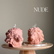 Handmade Lion Candle: Sculptural Soy Wax Animal Candle
