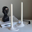 Minimalist Jesmonite Candlestick Holder: Modern Table Decor