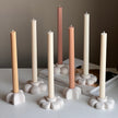 Star Jesmonite Candlestick Holder: Minimalist Table Decor