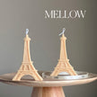 Eiffel Tower Soy Candle: Handmade Decorative Pillar Candle