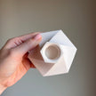 Swirl Candlestick Holder: Jesmonite Table Decor