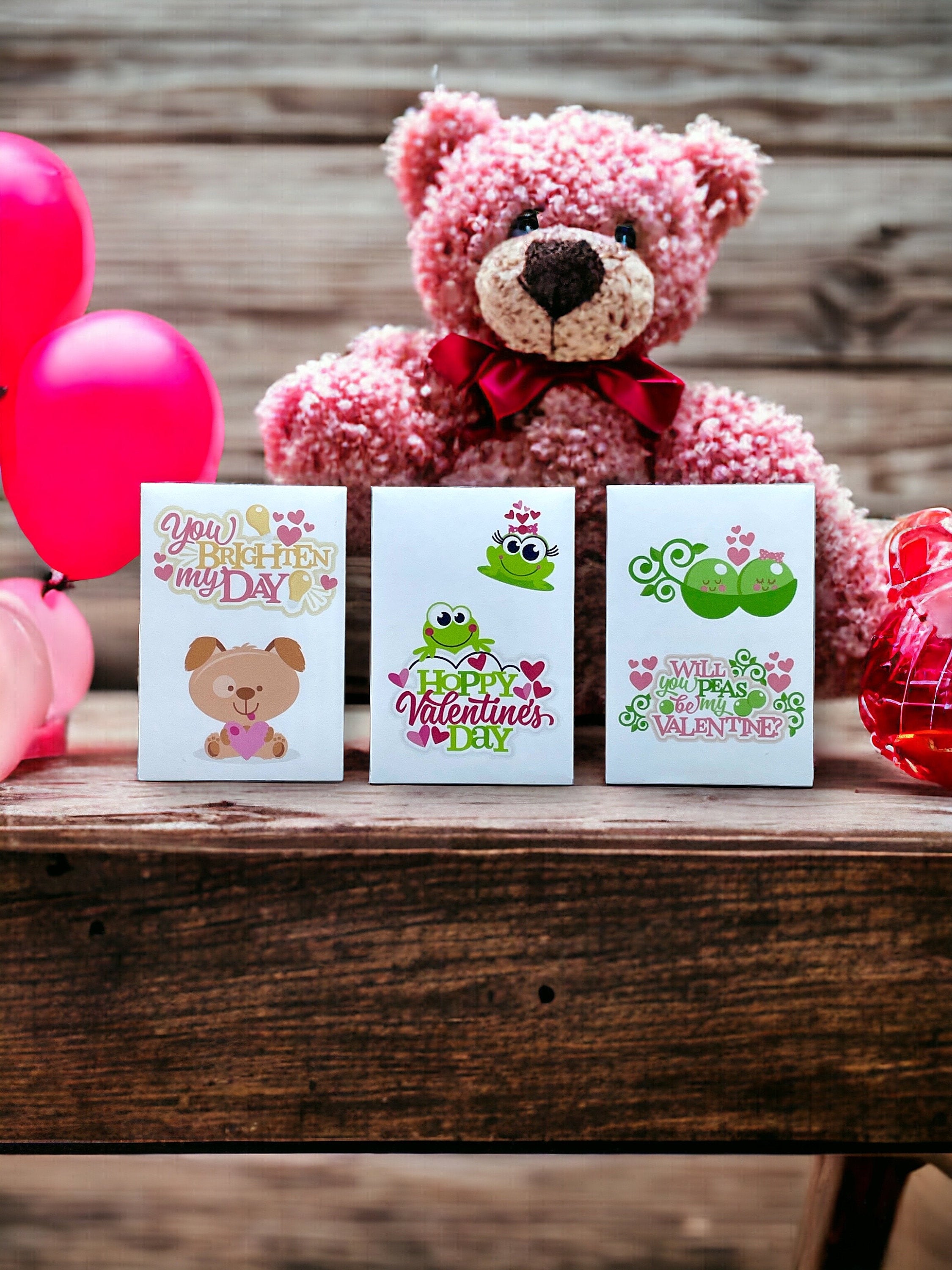 Seed Packages - Valentine’s Day Gift for Kids - Includes Seeds - 10 Packages