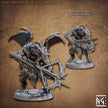 Draconic Shock Troops mini set- Artisan Guild | Dragon | Dragonkin | Dragonborn | Fighter | Barbarian | Ranger | Pathfinder | Wargaming 32mm