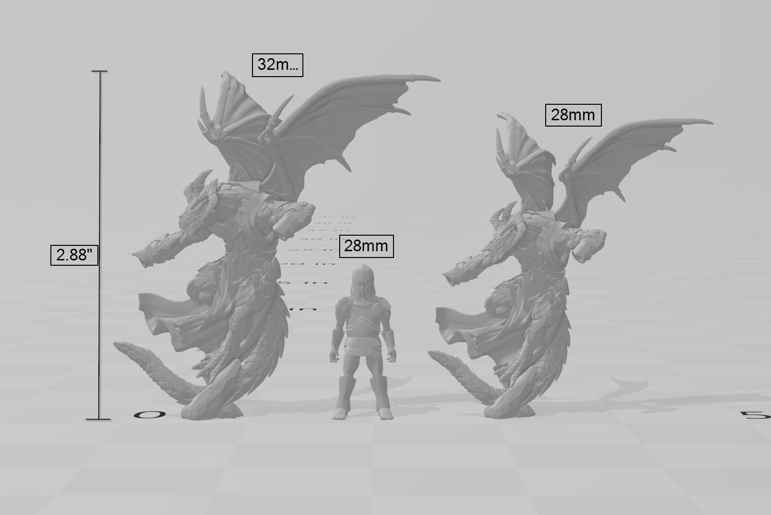 Flamagath Blackflame 28/32mm mini - Artisan Guild | Dragon | Dragonkin | Dragonborn | Sorcerer | Wizard | Warlock | Pathfinder | Wargaming