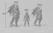 Onixia the Tempest 28/32mm mini - Artisan Guild | Dragon | Dragonkin | Dragonborn | Female | Sorcerer | Warlock | Pathfinder | Wargaming