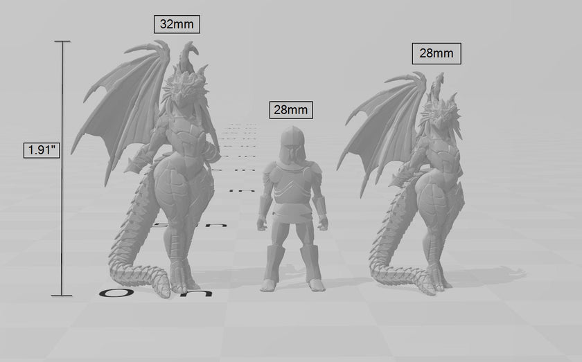 Onixia the Tempest 28/32mm mini - Artisan Guild | Dragon | Dragonkin | Dragonborn | Female | Sorcerer | Warlock | Pathfinder | Wargaming