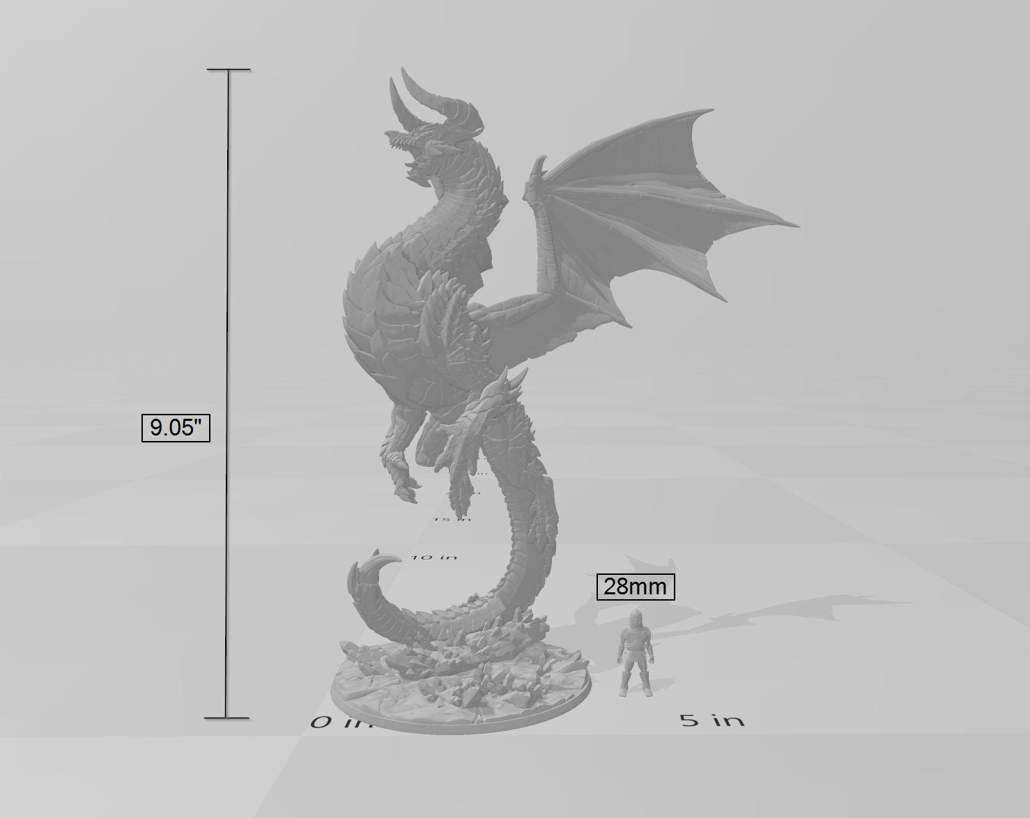 Azgrathok the Chaos Dragonlord mini - Artisan Guild | Dragon | Drake | Legendary | Tiamat | Gargantuan | Pathfinder | Wargaming