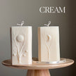 Moon Seasons Triangle Soy Candle | Handmade Pillar Candle