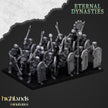 Ancient Skeletons with Melee Weapons - Highlands Miniatures | Undead | Skeleton | Lich | Ancient | Desert | Fantasy | Pathfinder | Wargaming