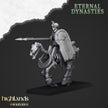 Ancient Skeletal Cavalry with Spears - Highlands Miniatures | Undead | Skeleton | Lich | Horse | Desert | Fantasy | Pathfinder | Wargaming