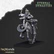 Ancient Skeletal Cavalry with Bows - Highlands Miniatures | Undead | Skeleton | Lich | Horse | Desert | Fantasy | Pathfinder | Wargaming