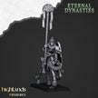 Ancient Skeletal Cavalry with Bows - Highlands Miniatures | Undead | Skeleton | Lich | Horse | Desert | Fantasy | Pathfinder | Wargaming