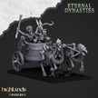 Ancient Skeletal Chariots - Highlands Miniatures | Undead | Skeleton | Lich | Horse | Desert | Fantasy | Pathfinder | Wargaming