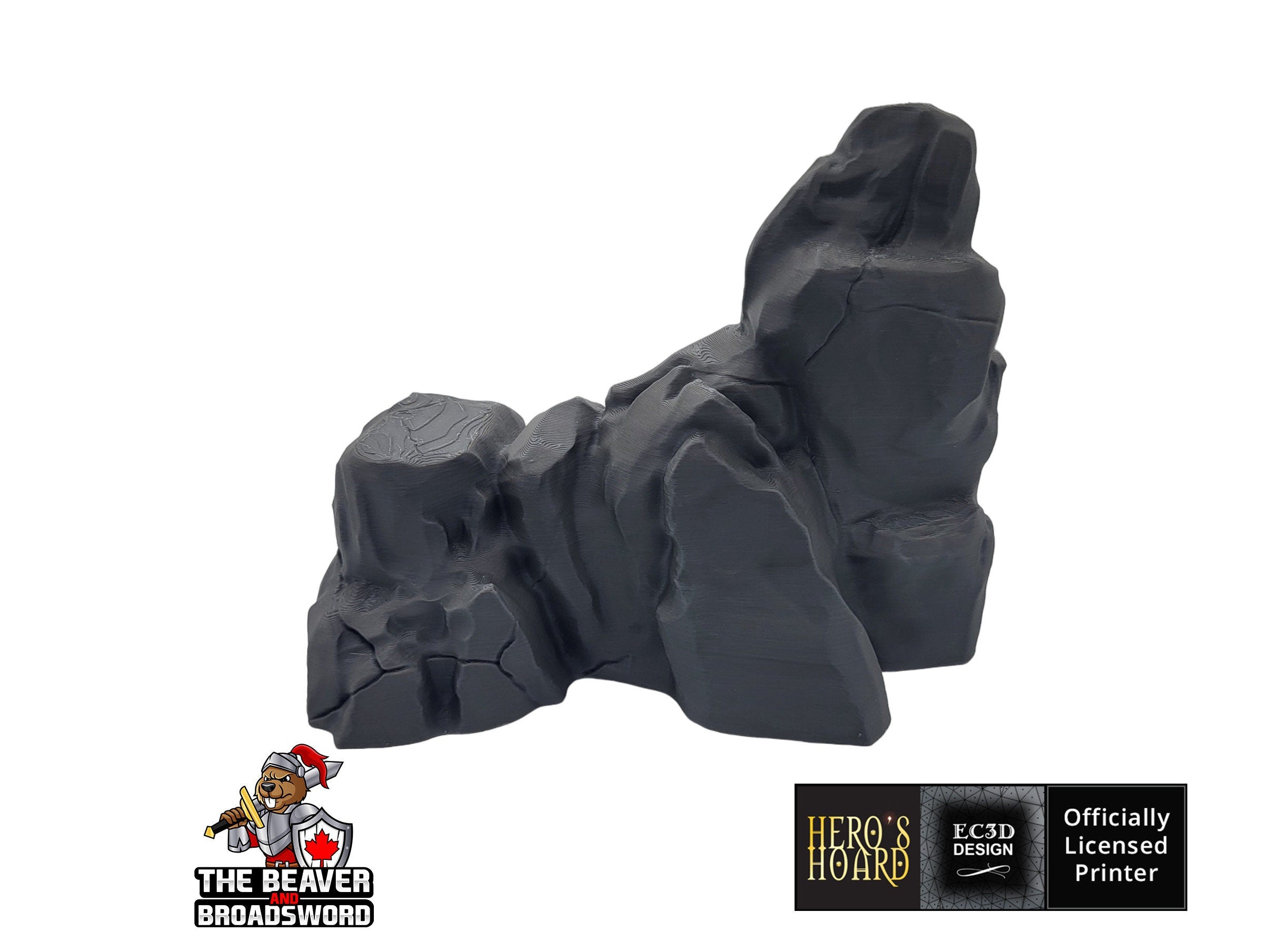 Large Rock Terrain Set 2 -  Scatter Scenery by EC3D, for TTRPGs and Wargaming - Mountain, Rocks, Canyon, DnD mini, Pathfinder, Tabletop