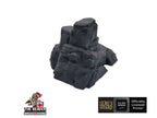 Large Rock Terrain Set 2 -  Scatter Scenery by EC3D, for TTRPGs and Wargaming - Mountain, Rocks, Canyon, DnD mini, Pathfinder, Tabletop