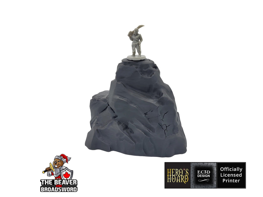 Large Rock Terrain Set 3 -  Scatter Scenery by EC3D, for TTRPGs and Wargaming - Mountain, Rocks, Canyon, DnD mini, Pathfinder, Tabletop