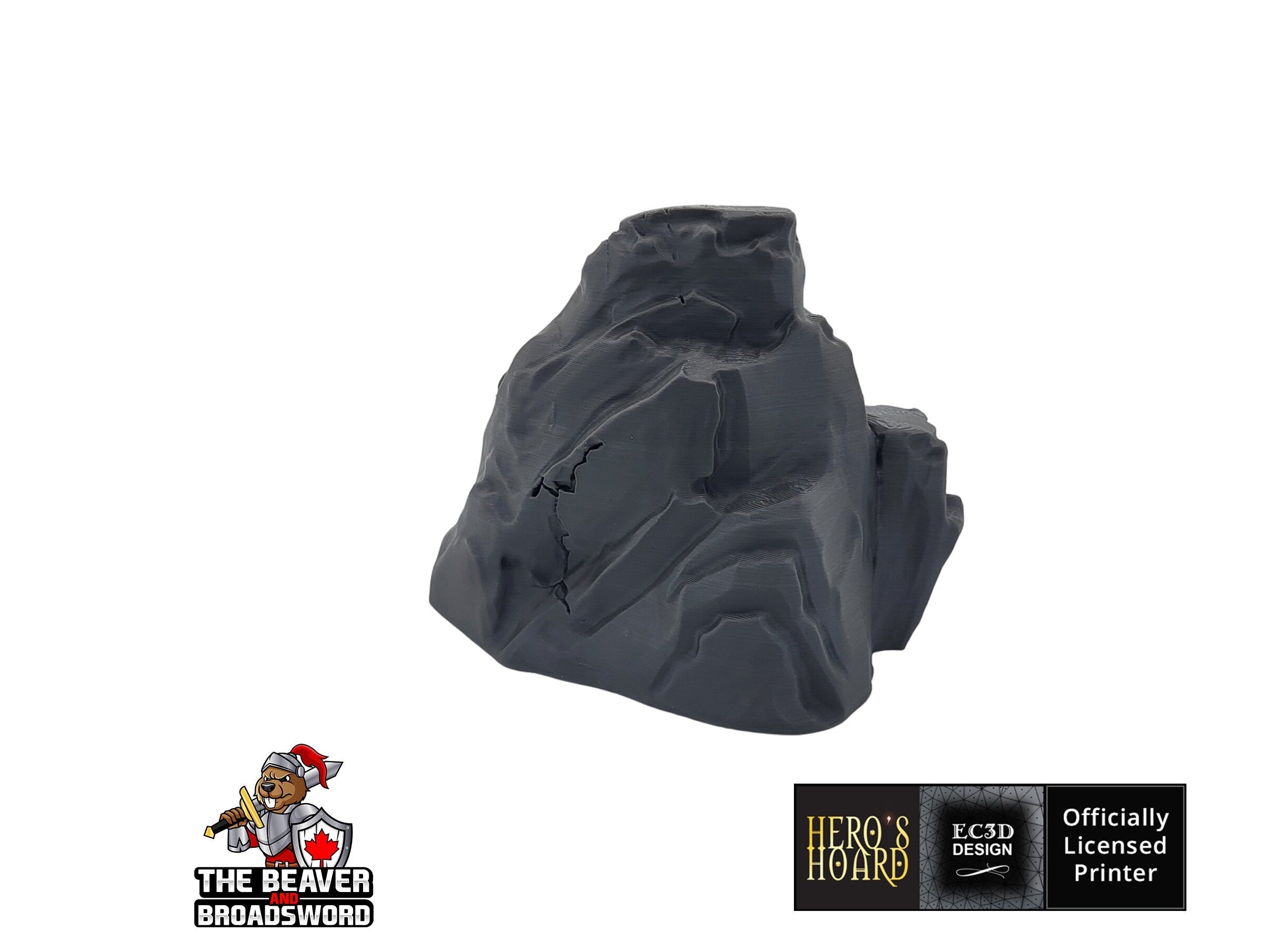 Large Rock Terrain Set 3 -  Scatter Scenery by EC3D, for TTRPGs and Wargaming - Mountain, Rocks, Canyon, DnD mini, Pathfinder, Tabletop