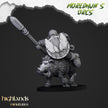 Mounted Orcs with spears - Highlands Miniatures | Boar | Black Orc | Ork | Orcs | Warrior | Fantasy | Pathfinder | Wargaming | Cavalry