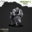 Mounted Orcs with spears - Highlands Miniatures | Boar | Black Orc | Ork | Orcs | Warrior | Fantasy | Pathfinder | Wargaming | Cavalry