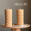 Tall Bubble Soy Pillar Candle | Minimalist Home Decor