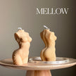 Geometric Woman Torso Candle: Handmade Vegan Soy Wax Sculpture