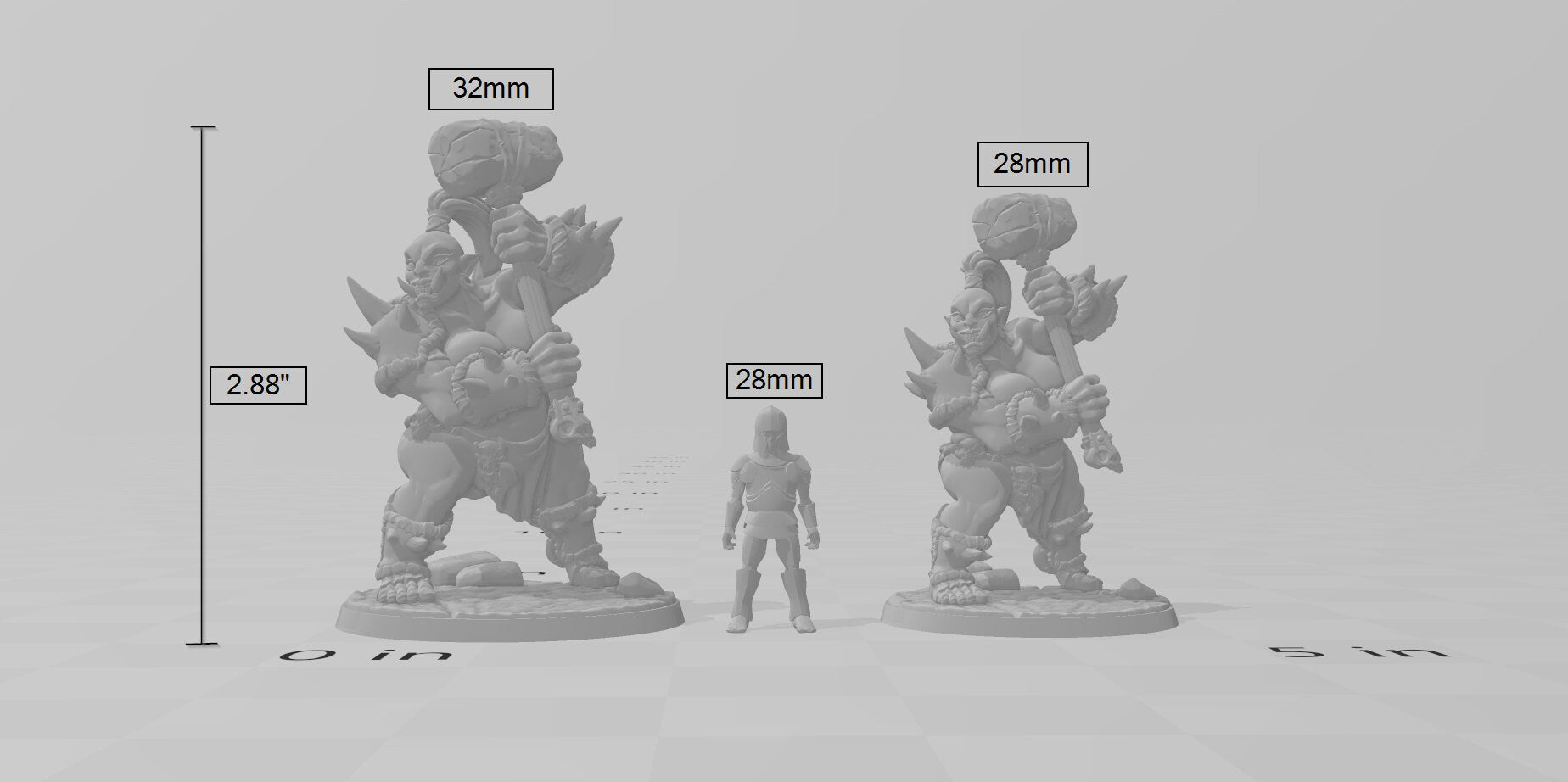 Female Ogre Marauder with Club - Artisan Guild | DnD | Fighter | Barbarian | Monster | Pathfinder | TTRPG | Wargaming | Frostgrave, Giant