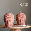 Buddha Bust Candle | Sculptural Soy Wax Statue