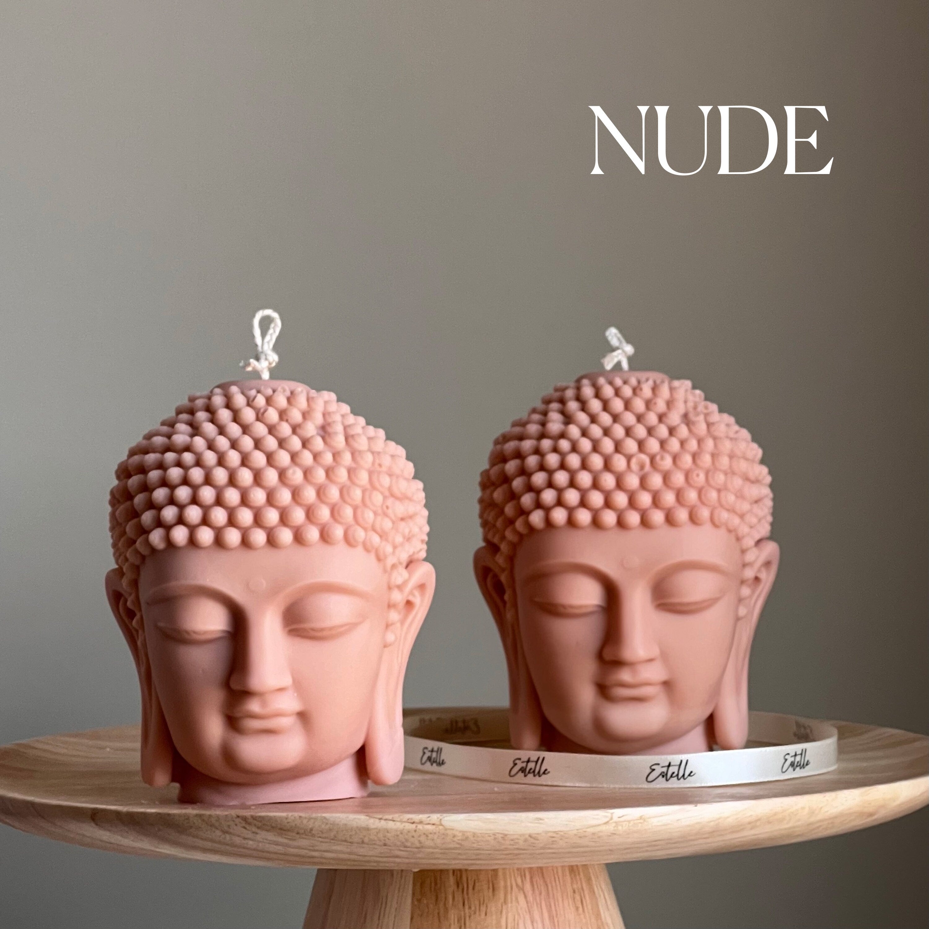 Buddha Bust Candle | Sculptural Soy Wax Statue