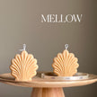 Handmade Shell Soy Candle: Sculptural Home Decor