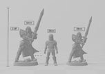 Female Human Fighter dnd Mini with Greatsword dnd mini - Artisan Guild | Barbarian | Knight | Cleric | Paladin, Pathfinder, TTRPG, Wargaming