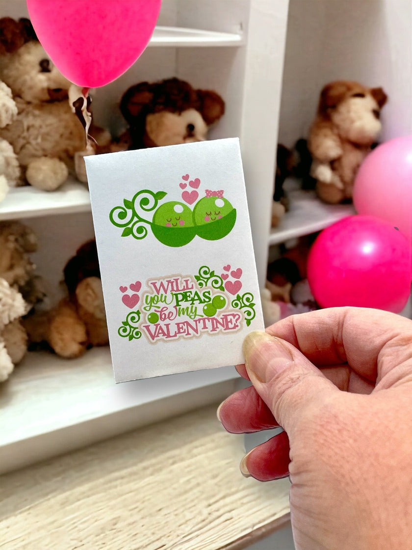 Seed Packages - Valentine’s Day Gift for Kids - Includes Seeds - 10 Packages