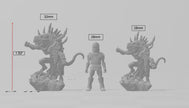 Bonekrat Carrionbearer  28/32mm mini - Artisan Guild | Animal | Rat | Mouse | Fighter | Ratfolk | Barbarian | Pathfinder | Wargaming | Rogue