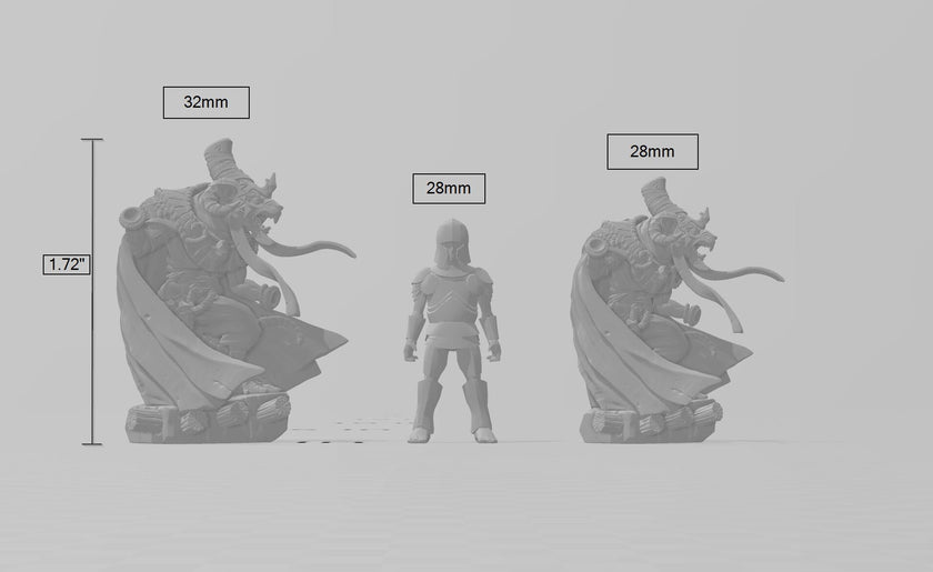 Shardaket the Cruel Harvester  28/32mm mini - Artisan Guild | Animal | Rat | Mouse | Wizard | Ratfolk | Sorcerer | Pathfinder | Wargaming