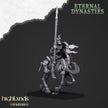 Ancient Skeletal Cavalry with Spears - Highlands Miniatures | Undead | Skeleton | Lich | Horse | Desert | Fantasy | Pathfinder | Wargaming