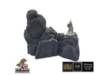 Large Rock Terrain Set 2 -  Scatter Scenery by EC3D, for TTRPGs and Wargaming - Mountain, Rocks, Canyon, DnD mini, Pathfinder, Tabletop