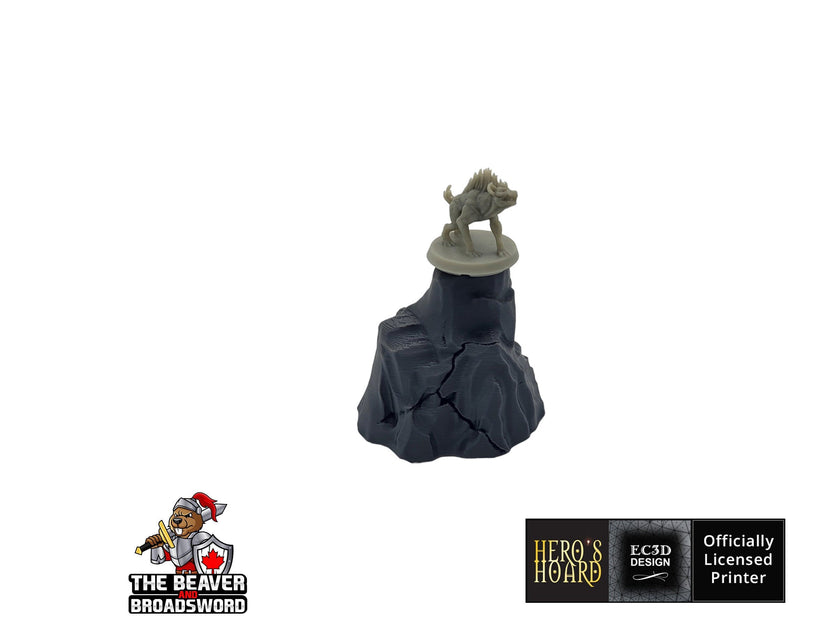 Large Rock Terrain Set 3 -  Scatter Scenery by EC3D, for TTRPGs and Wargaming - Mountain, Rocks, Canyon, DnD mini, Pathfinder, Tabletop